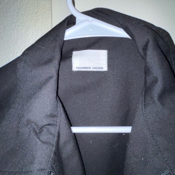Number (N)ine Mens Black Fleece Jacket - Picture 2 of 6